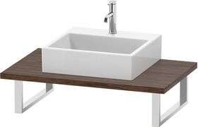 Duravit Konsole DURASTYLE 30 St. 1 Ausschnitt 550 nussbaum dunkel