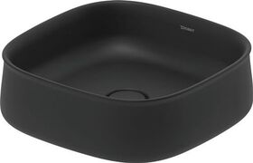 Duravit Aufsatzbecken Zencha 420x420mm o ÜL und Hahnlochblock weiß WG