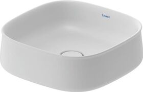 Duravit Aufsatzbecken Zencha 420x420mm o ÜL u Hahnlochblock we sdm WG
