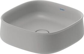 Duravit Aufsatzbecken Zencha 420x420mm o ÜL u Hahnlochblock gr sdm WG