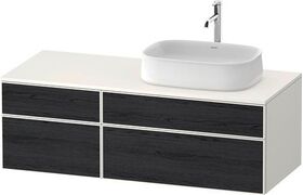 Duravit Waschtischunterbau Zencha 1300x442x550mm Ei sw / we s-matt o ES
