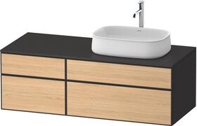Duravit Waschtischunterbau Zencha 1300x442x550mm Ei na / gra s-matt o ES