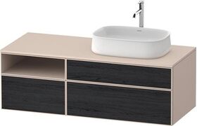 Duravit Waschtischunterbau Zencha 1300x442x550mm Ei sw / ta s-matt o ES