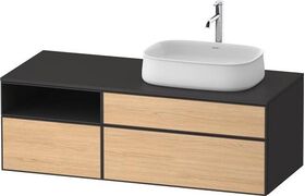 Duravit Waschtischunterbau Zencha 1300x442x550mm Ei na / gra s-matt o ES