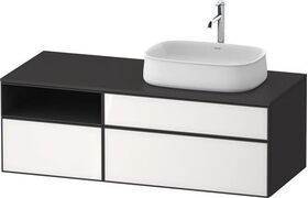 Duravit Waschtischunterbau Zencha 1300x442x550mm we / gra s-matt o ES