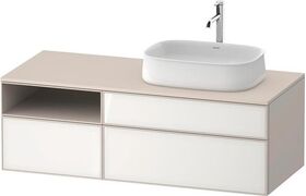Duravit Waschtischunterbau Zencha 1300x442x550mm we / ta s-matt o ES
