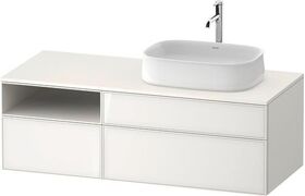 Duravit Waschtischunterbau Zencha 1300x442x550mm we / we s-matt o ES