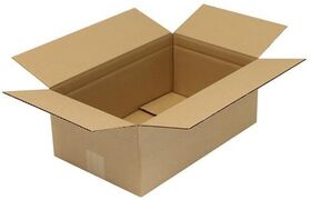 Faltkarton 1-wellig Maße 400x250x150mm Qualität 1.30 C braun TRANSPAK - VPE: 25