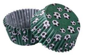 ZENKER  Papier-Muffinf. Fußball 50er P - 4 VPE
