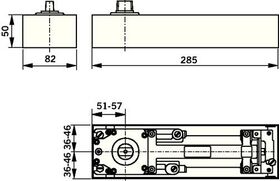 BTS BTS 75 V Festst.EN 1-4 max.1100mm max.Türgewicht 120kg DORMAKABA