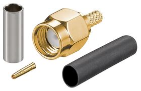 RP-SMA-Crimpstecker, RG174/RG316- VPE: 1