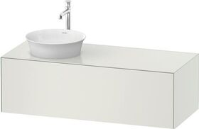 Duravit Waschtischunterbau WHITE TULIP 408x1300x550mm we sdm Waschtisch links