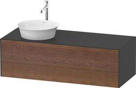 Duravit Waschtischunterbau WHITE TULIP 408x1300x550mm amerik NB / gra sdm WT li