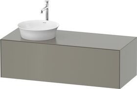 Duravit Waschtischunterbau WHITE TULIP 408x1300x550mm Steingr sdm WT links