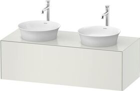 Duravit Waschtischunterbau WHITE TULIP 408x1300x550mm weiß seidenmatt