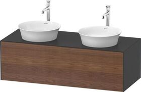 Duravit Waschtischunterbau WHITE TULIP 408x1300x550mm amerik NB / gra sdm