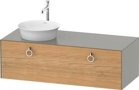 Duravit Waschtischunterbau WHITE TULIP 408x1300x550mm Ei na mass / Steing sdm W