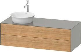 Duravit Waschtischunterbau WHITE TULIP 408x1300x550mm Ei na mass / Steing sdm W