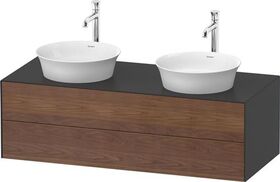 Duravit Waschtischunterbau WHITE TULIP 408x1300x550mm amerik NB / gra sdm