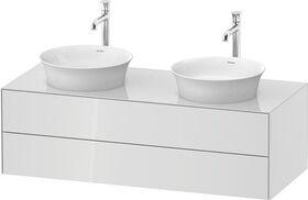 Duravit Waschtischunterbau WHITE TULIP 408x1300x550mm weiß hochglanz