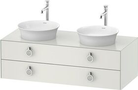 Duravit Waschtischunterbau WHITE TULIP 408x1300x550mm weiß seidenmatt
