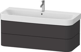 Duravit WTU HAPPY D.2 PLUS 1175x490mm 2 Schubk gra s-matt o ES
