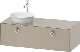Duravit Waschtischunterbau WHITE TULIP 1300x550mm 1 Ausz. ta sdm o ES