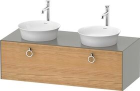 Duravit Waschtischunterbau WHITE TULIP 1300x550mm 1 Az Ei na mass / Steing sdm