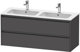 Duravit Waschtischunterbau Ketho.2 1280x550x480mm graphit matt