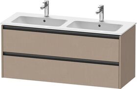 Duravit Waschtischunterbau Ketho.2 1280x550x480mm leinen
