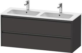 Duravit Waschtischunterbau Ketho.2 1280x550x480mm graphit supermatt