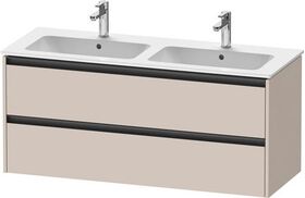 Duravit Waschtischunterbau Ketho.2 1280x550x480mm taupe matt