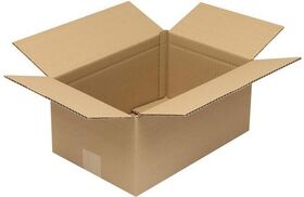 Faltkarton 1-wellig Höhenrillung Maße 350x230x160mm C4 Qualität 1.20 C braun - VPE: 25