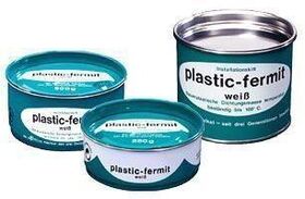 Fermit Dichtungsmittel PLASTIK-FERMIT weiß 500 g Dose - VPE: 18