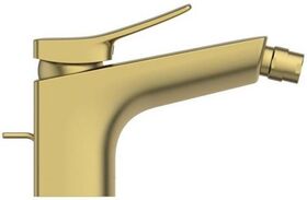 IDS Einhebel-Bidetarmatur CHECK mit Ablaufgarnitur brushed gold IDEAL STANDARD