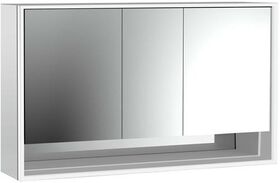 Emco LED-Lichtspiegelschrank LOFT AP 1600x733mm 3-t Unterf. alu/spiegel EMCO