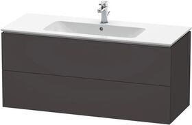 Duravit Waschtischunterbau L-CUBE 1220x481x550mm graphit supermatt