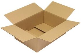 Faltkarton 1-wellig Maße 430x310x150mm A3 Qualität 1.30 C braun TRANSPAK - VPE: 25