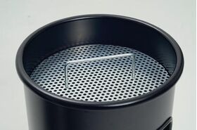 Kombiascher Ø260xH620mm silber Stahlbl.DURABLE