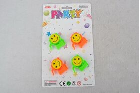 Partyartikel Flying Disc Shooter 4 Stück, 1 Blister