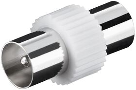 Koax-Adapter: Koax-Stecker > Koax-Stecker- VPE: 10
