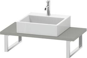Duravit Konsole L-CUBE 30 St. 1 Ausschnitt 480 betongrau matt