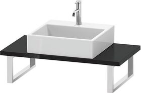 Duravit Konsole L-CUBE 30 St. 1 Auss 480 schwarz hochglanz