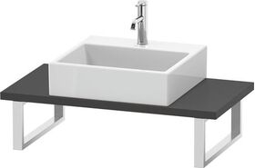 Duravit Konsole DURASTYLE 30 Stärke 1 Ausschnitt 480 graphit matt