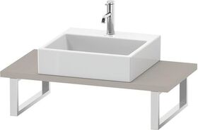Duravit Konsole DURASTYLE 30mm Stärke 1 Ausschnitt 480 taupe matt