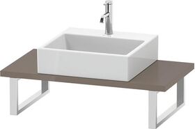 Duravit Konsole L-CUBE 30 St. 1 Auss 480 flannel grey hochglanz