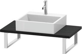 Duravit Konsole L-CUBE 30 Stärke 1 Ausschnitt 480 eiche schwarz