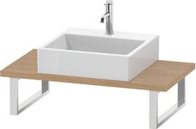 Duravit Konsole L-CUBE 30mm Stärke 1 Ausschnitt 480 eiche natur
