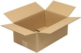 Faltkarton 1-wellig Höhenrillung Maße 350x230x140mm C4 Qualität 1.20 C braun - VPE: 50