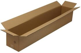 Faltkarton 2-wellig Maße 1200x200x200mm Qualität 2.3BC braun B0 TRANSPAK - VPE: 10